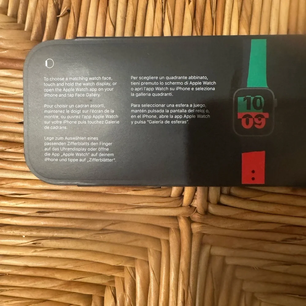 Apple Unity Black and Red Smartwatch Band